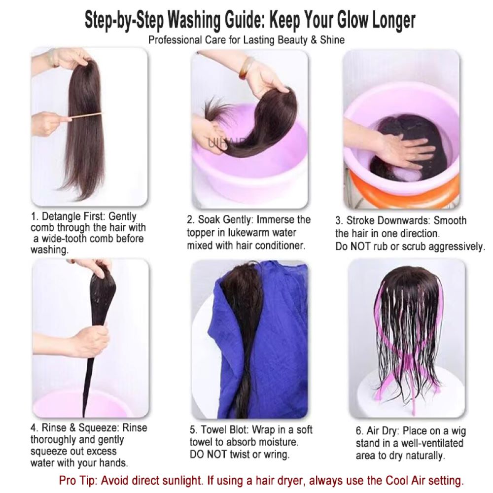 daily wear lightweight hair topper