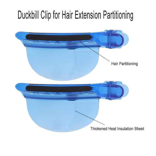 Hair-extension-sectioning-clip-with-built-in-heat-shield