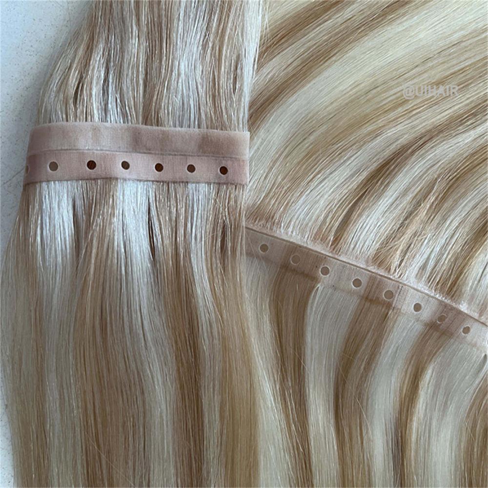 Virgin Human Hair Twin Tabs Butterfly Invisible Weft Extensions – Mixed Collection Seamless