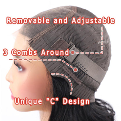 5X5 HD Lace Closure Go Glueless Virgin Human  Hair