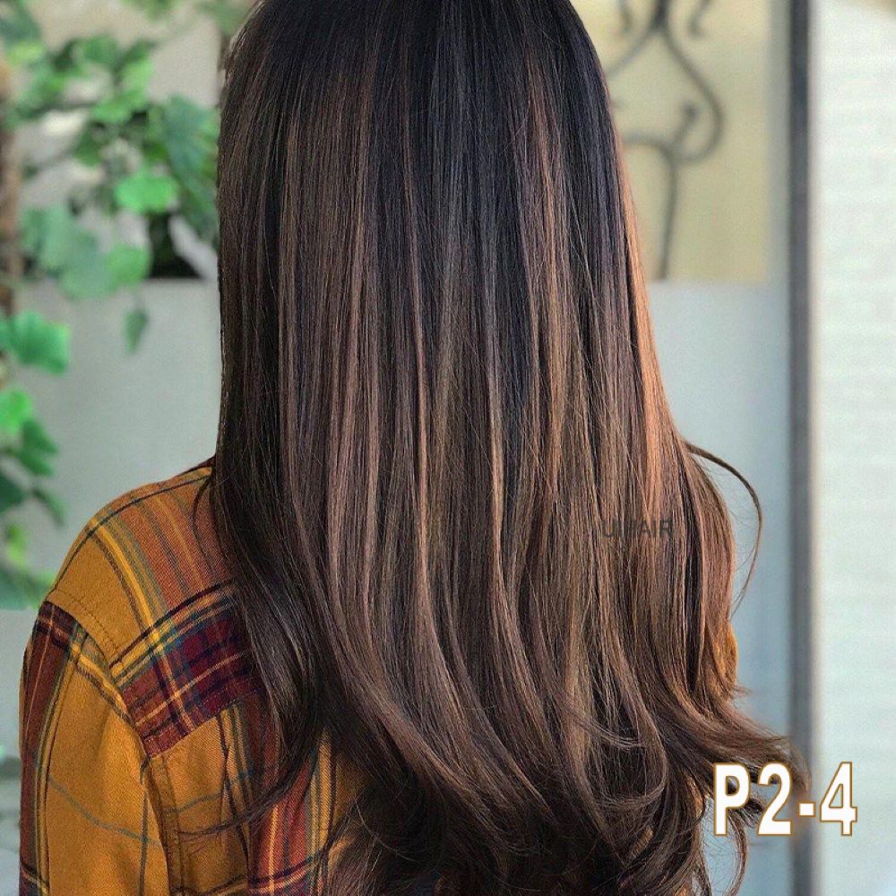 Seamless PU Clip in Human Hair Extensions | 7-Piece Invisible Set - Piano color series
