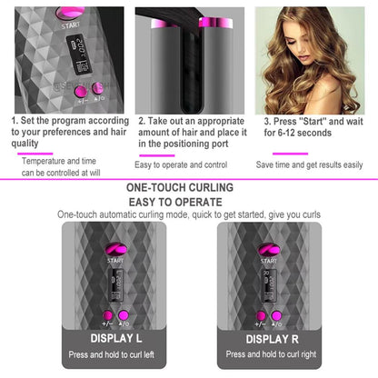 Portable Automatic Curling Iron