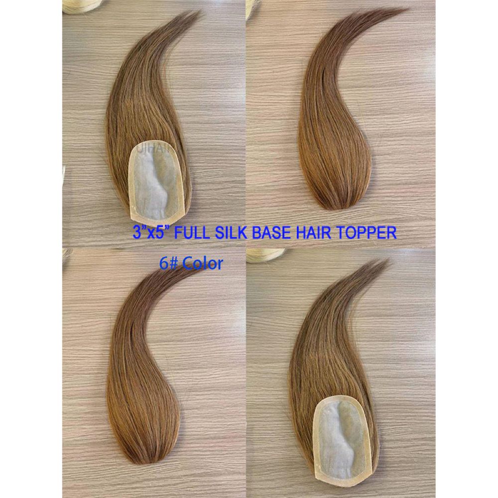 lightweight breathable silk base hairpiece