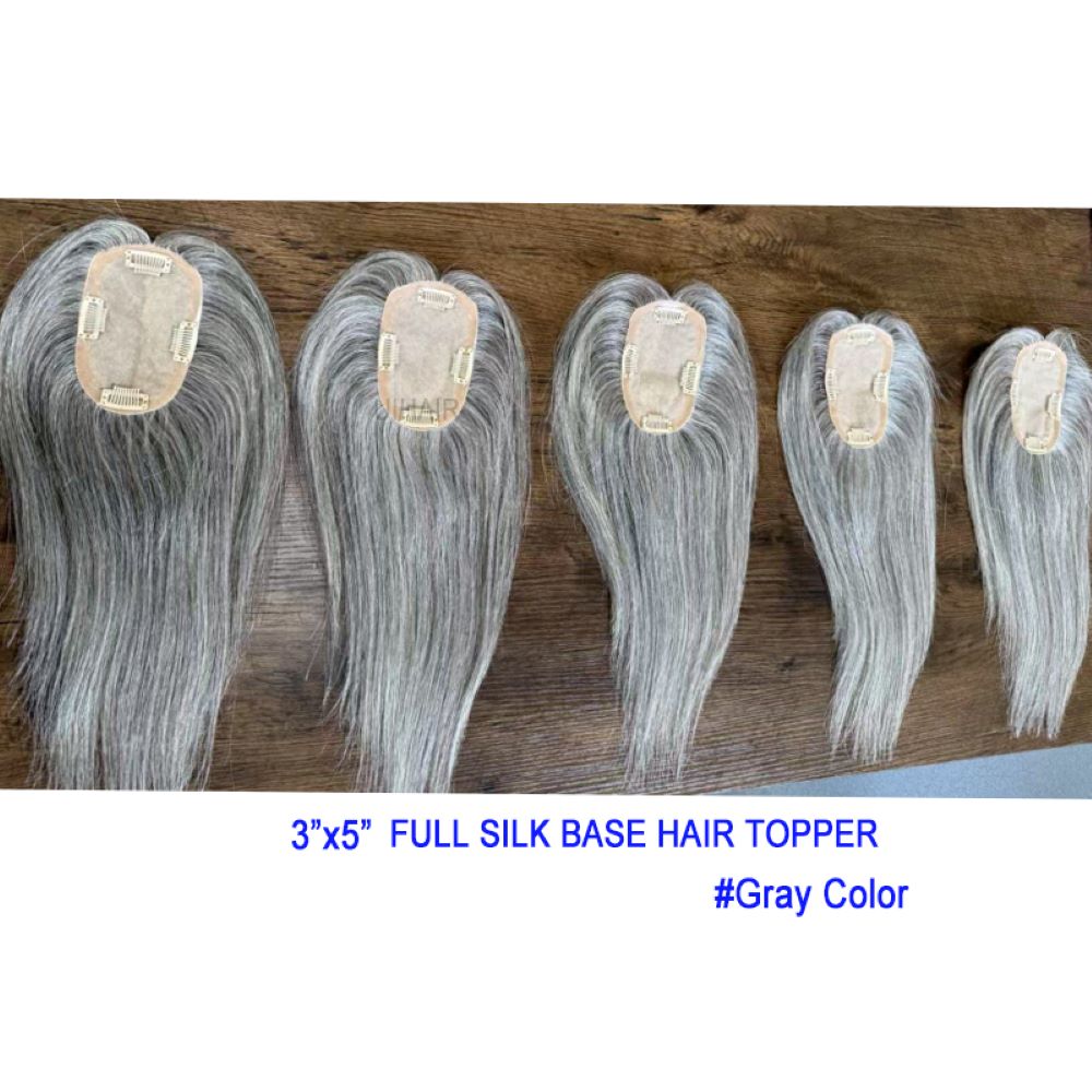 natural volume topper for fine thin hair