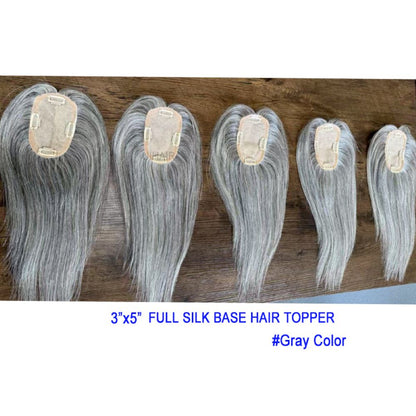 natural volume topper for fine thin hair