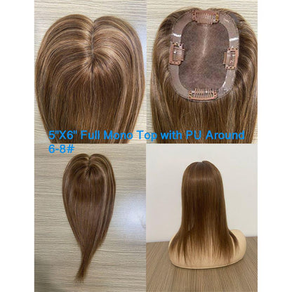 crown hair thinning solution topper application