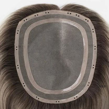 Underneath view of breathable Monofilament Base with pre-made micro holes and double PU perimeter for bead-in installation