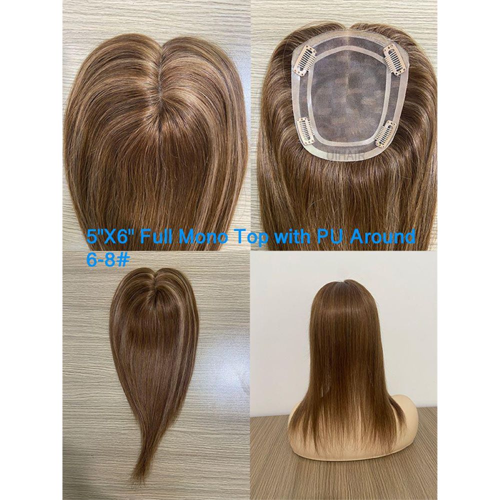 PU perimeter hair topper base structure