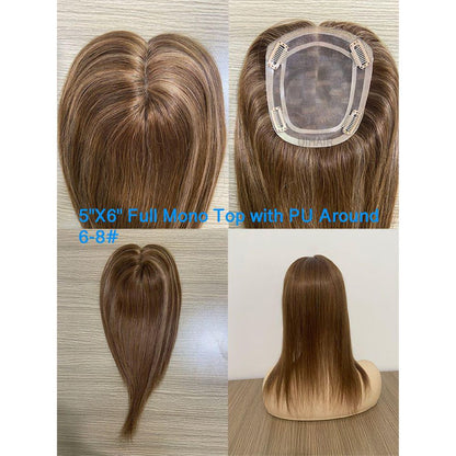 PU perimeter hair topper base structure