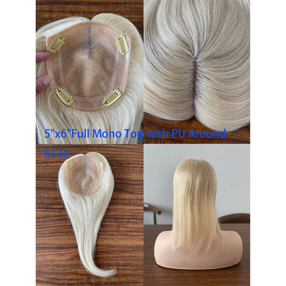 clip in hair topper for thinning crown women