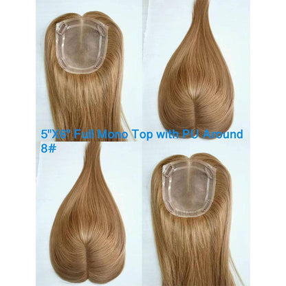 breathable mono top hairpiece lightweight design