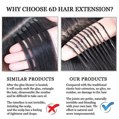 Inserting 6D-1 human hair bundle metal heads into 10 strand extension tool