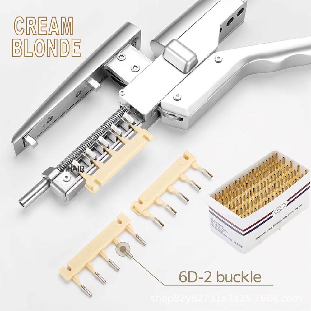 How to insert 6D-2 5-strand buckle into 6D-2 extension gun holder