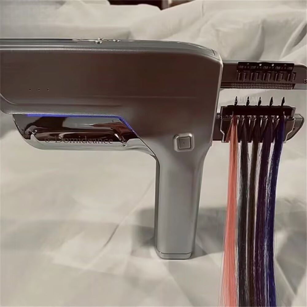 Ergonomic design of 6D hair extension gun