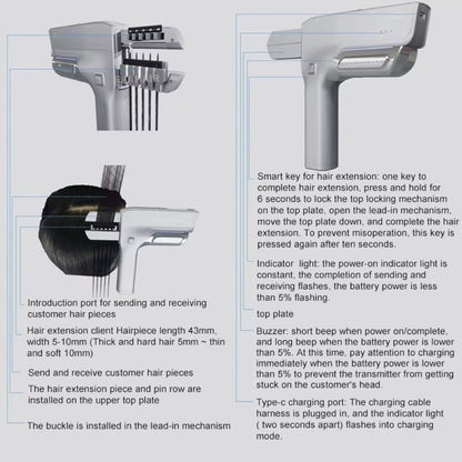 Natural seamless hair extension bonding result