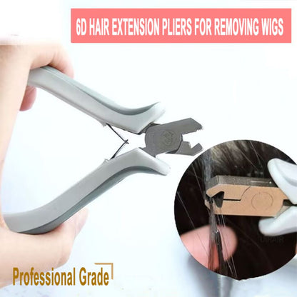 Professional 6D hair extension removal pliers for salon use.