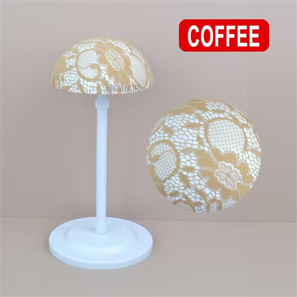 Adjustable Height Wig Holder Stands Non-Slip Portable Wig Head