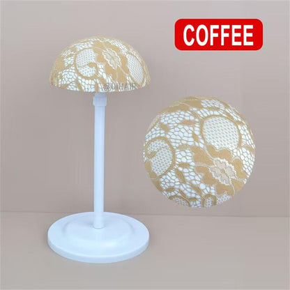 Adjustable Height Wig Holder Stands Non-Slip Portable Wig Head