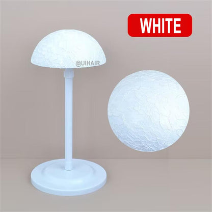 Adjustable Height Wig Holder Stands Non-Slip Portable Wig Head