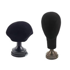 Black Foam Head Cosmetic Training Head Wig Display Stand