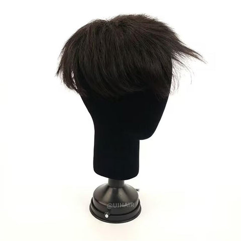 Black Foam Head Cosmetic Training Head Wig Display Stand