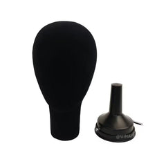 Black Foam Head Cosmetic Training Head Wig Display Stand