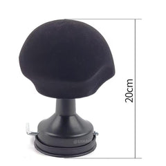 Black Foam Head Cosmetic Training Head Wig Display Stand