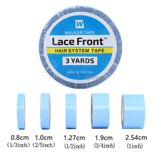 UIHAIR-Blue-Glue-Hair-Extension-Tape-3-Yards-Front-View