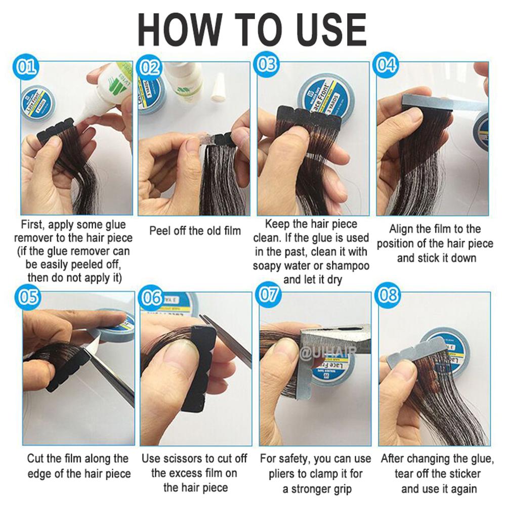 Blue Glue Seamless Hair Extension Double-Sided Tape