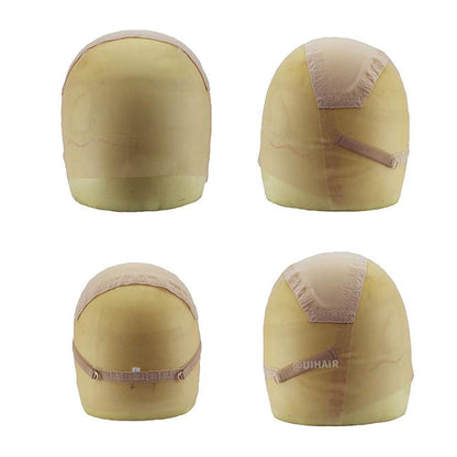 Full Lace Wig Cap Wig Base with Adjustable Strap Hairnet Cap for Making Wig Caps
