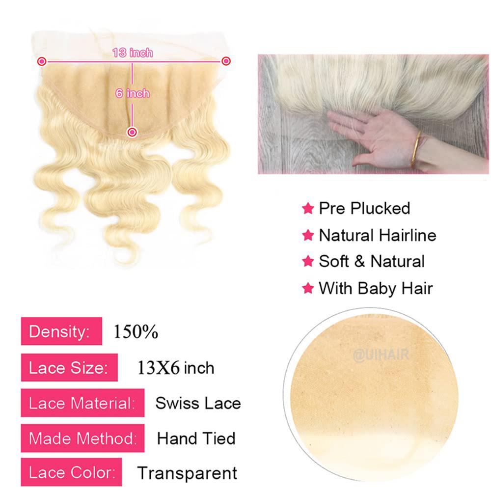 HD Lace 13X6 Closure Front Human Hair