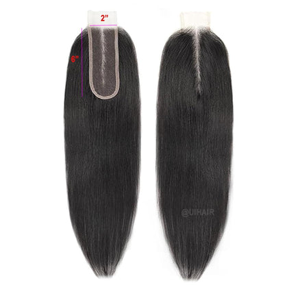 HD Swiss Lace Closure Human Hair Straight