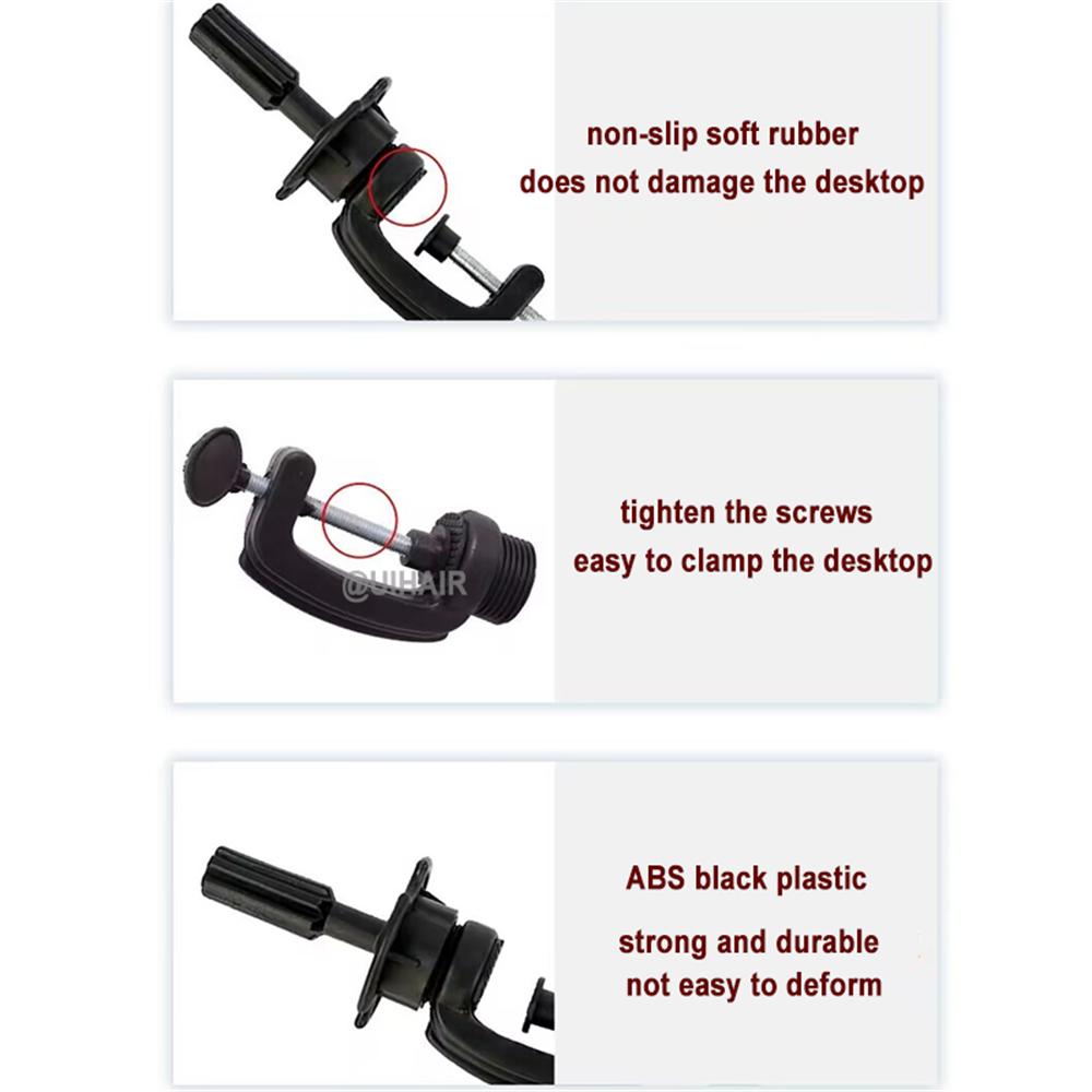 Hairdressing Practice Head Desktop Stand