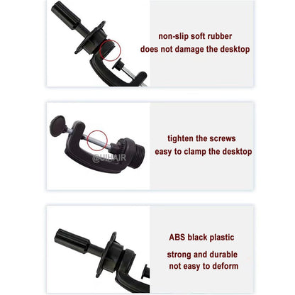 Hairdressing Practice Head Desktop Stand