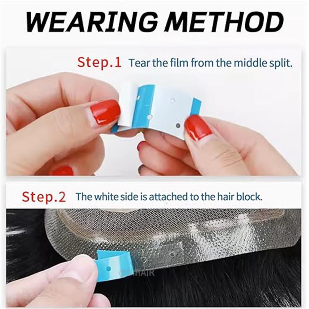 Lace Wig Double Sided Tape Waterproof Wig Tape Hair Extension Adhesive Tape  (with Hole Shape)