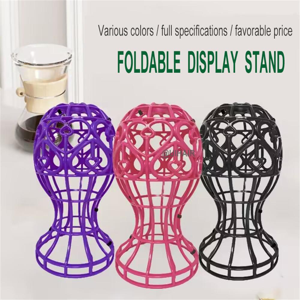 Lantern-shaped Multifunctional Foldable Wig Stand