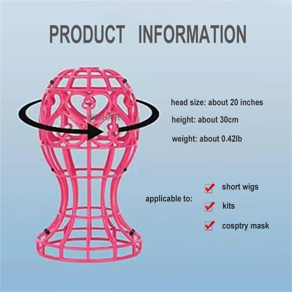 Lantern-shaped Multifunctional Foldable Wig Stand