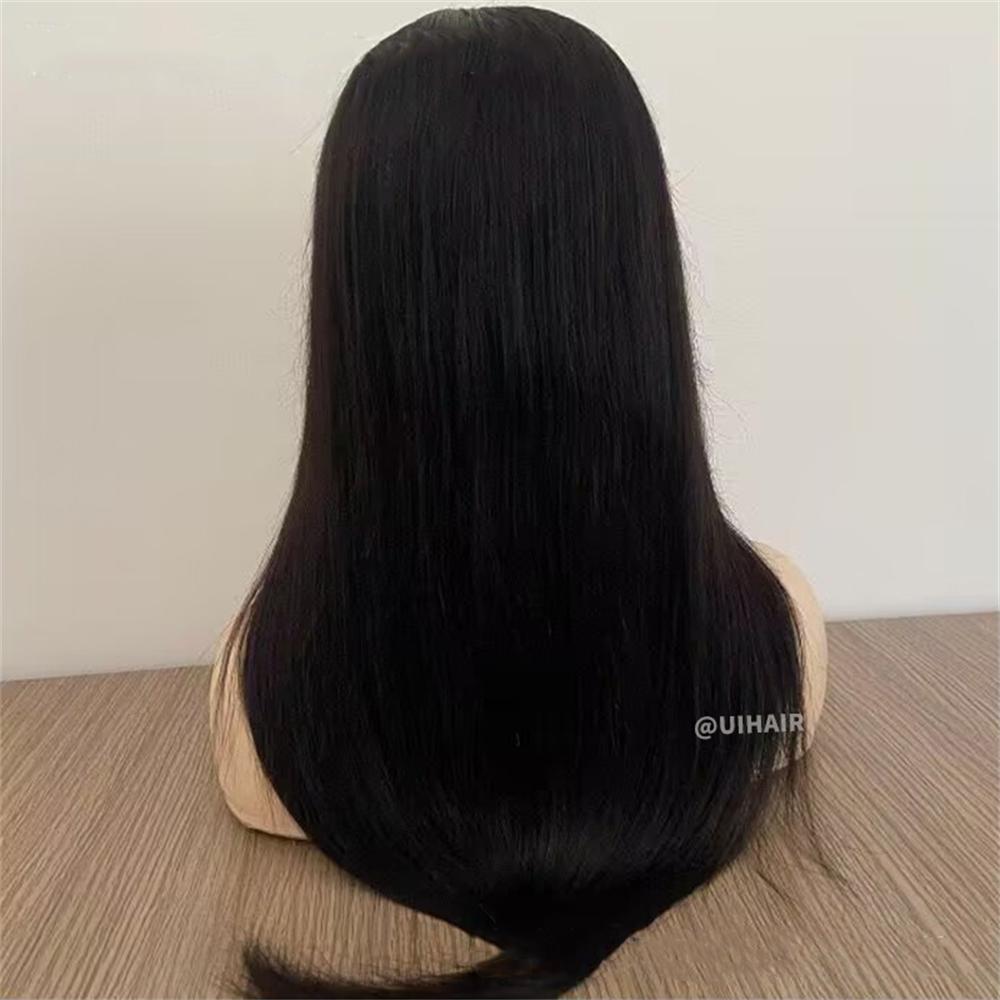 Medical Silicone Full Lace Virgin Human Hair Wig