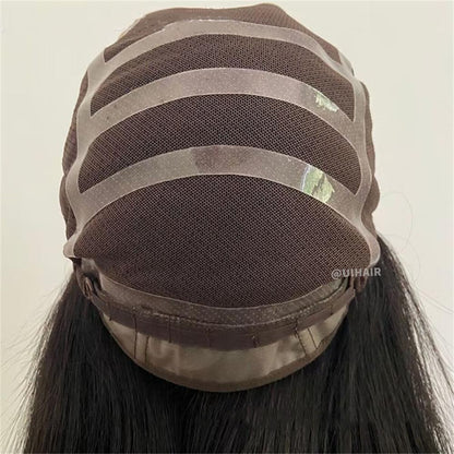 Medical Silicone Full Lace Virgin Human Hair Wig