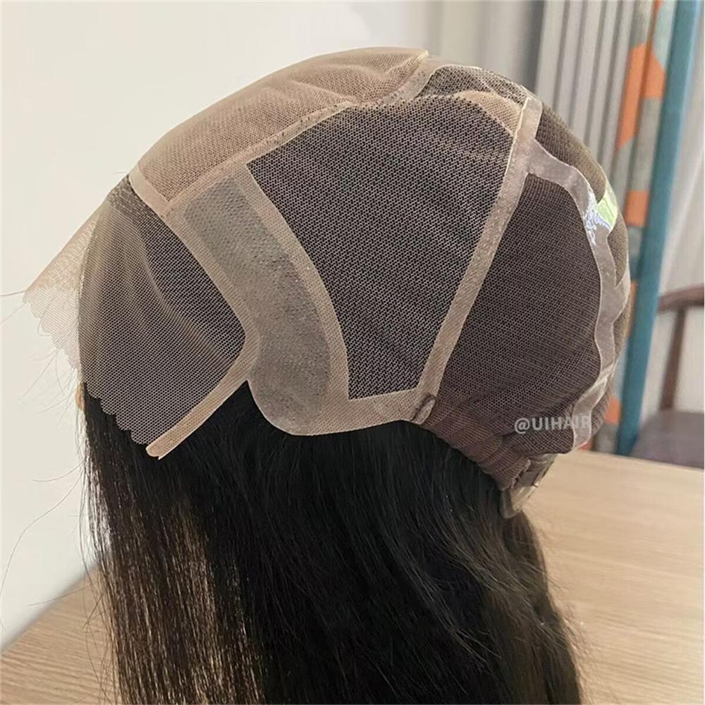 Medical Silicone Full Lace Virgin Human Hair Wig