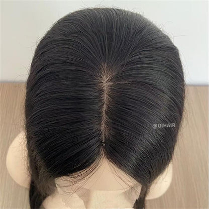Medical Silicone Full Lace Virgin Human Hair Wig
