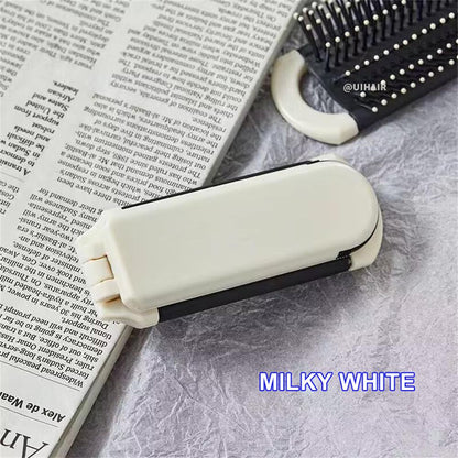 Mini Folding Massage Comb with Mirror