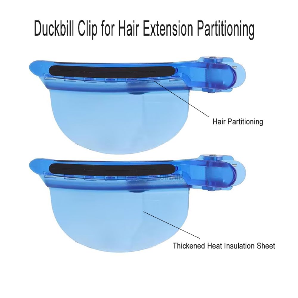 Hair-extension-sectioning-clip-with-built-in-heat-shield