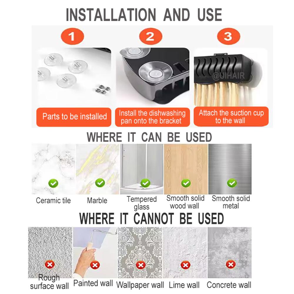 Punch-free Portable ABS Hair Extension Stand