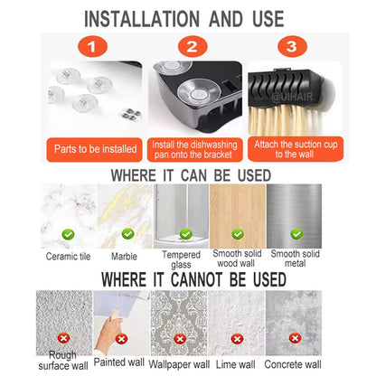 Punch-free Portable ABS Hair Extension Stand