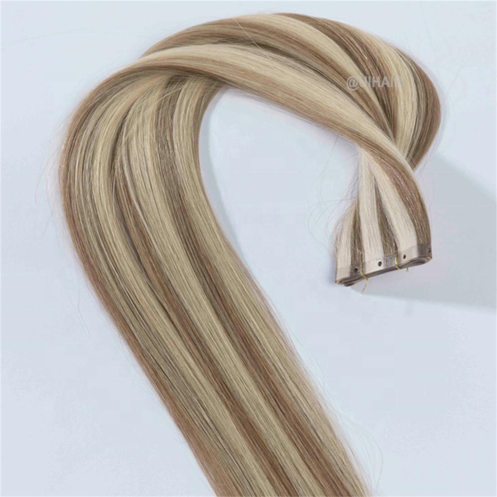 Virgin Human Hair Twin Tabs Butterfly Invisible Weft Extensions – Mixed Collection Seamless