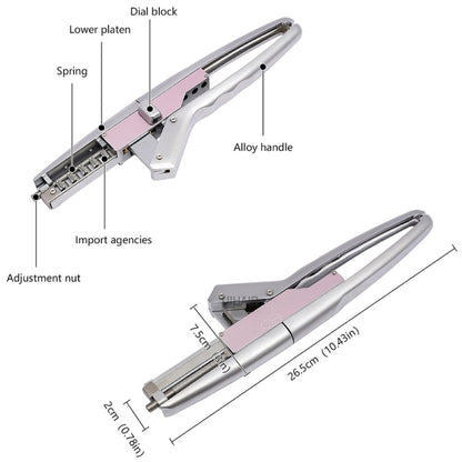 6D-2 Seamless Hair Extension Machine Kit for Salons