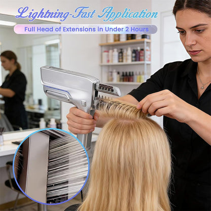 6D Generation 3 Seamless Hair Extension Gun – Professional Salon Tool