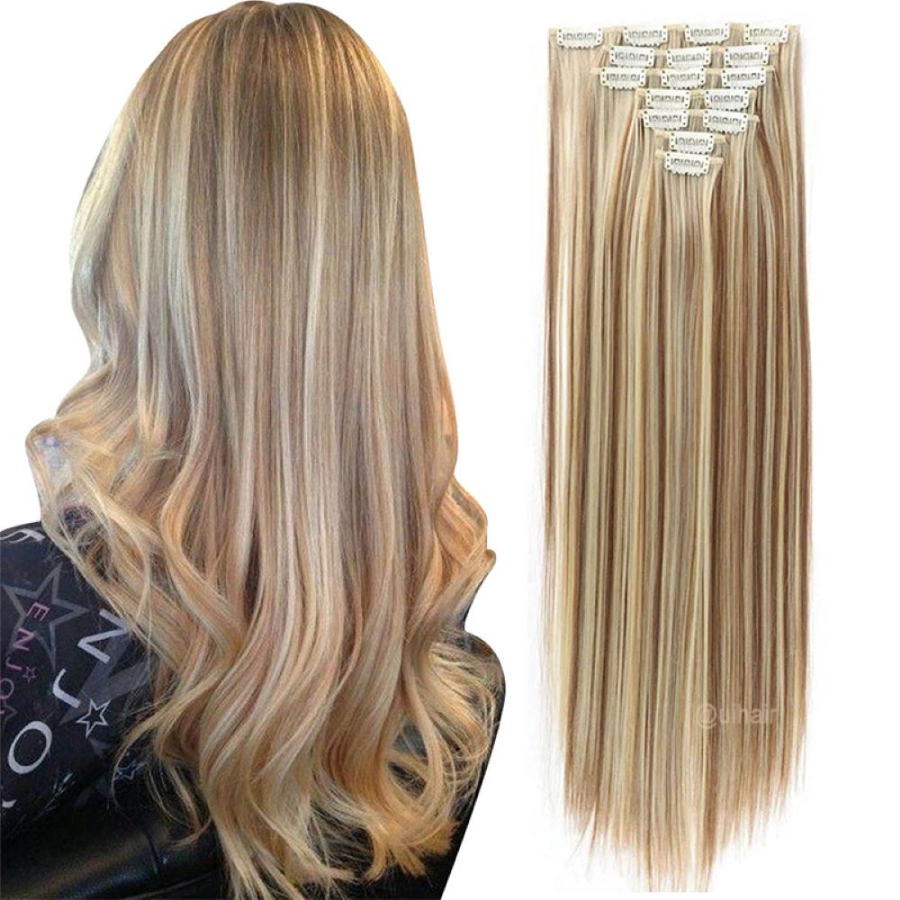 Virgin Human Hair Clip-in Hair Extensions – Mixed Luxe Collection 120g Set