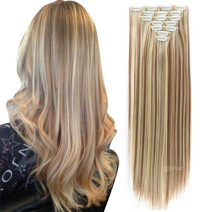 Virgin Human Hair Clip-in Hair Extensions – Mixed Luxe Collection 120g Set